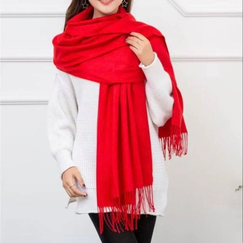 Charming Charlie Vibrant Red Wrap